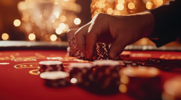 Sic Bo three-dice game layout with payout table and betting positions on alexi17 Medusa II table